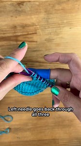 1.9K views · 60 reactions | Quick Knit Reminder- Slip Slip Slip Knit, SSSK. This stitch creates a left leaning double decrease. | Yarn Dragon | Facebook