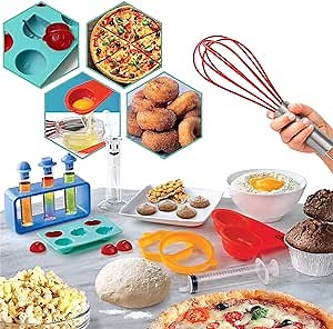 Discovery #MINDBLOWN Food Science Cooking Activity Set, Educational Lab Experiments with Edible Results, Learn Science of Making Bread, Ice Cream, Yogurt, Fruit Jellies, Easy Instructions, 22 Tools