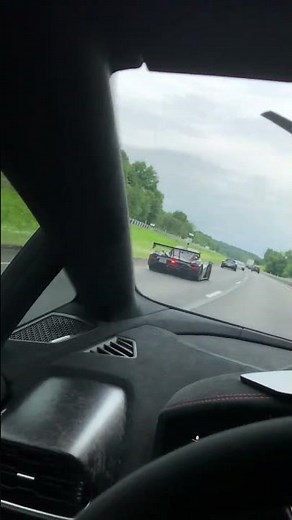 Full Carbon Radical RXC 600R Chased by Huracan Performante