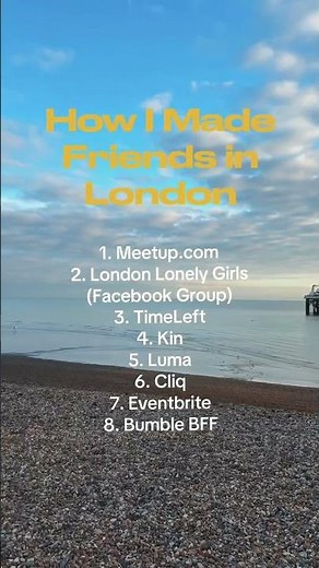 Making friends in London