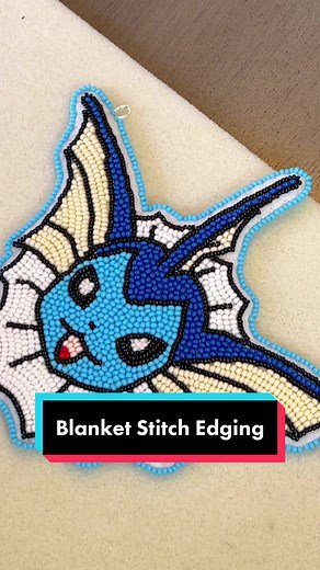 How to Edge Beadwork: Blanket Stitch Tutorial