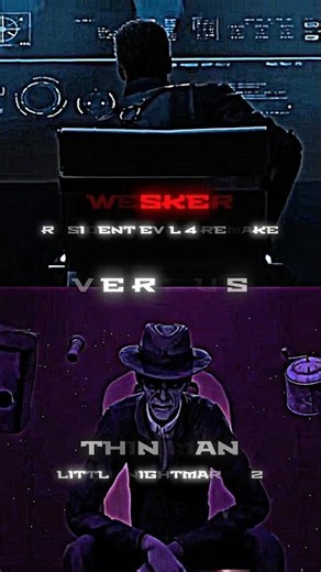 Albert Wesker VS Thin Man|#residentevil #littlenighmares