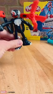 4.4K views · 13 reactions | PLAY-DOH KIDS CAN help Spider-Man defeat Venom with the epic Doh-ified web launcher tool!  | Play-Doh | Facebook