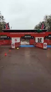 Tens of thousands of runners will be crossing this finishing line in a few hours time. But who will be the one millionth finisher of the London Marathon? | BBC Sport