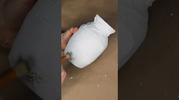 Fake a high-end vase... from Dollar Tree #shorts