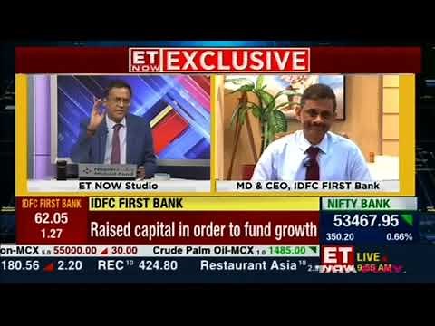 Mr. V. Vaidyanathan discussed with ET NOW on IDFC FIRST Bank's board approval to raise ₹7,500 crore