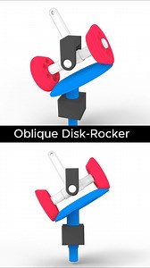 How the Oblique Disk Rocker Creates Perfect Motion #manufacturing #3ddesign #productdesign #automation #mechanism #machine #engineering #mechanical #mechanic | Breno Cruz