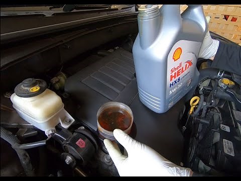 Toyota 2014 2015 2016 2017 2018 Kluger (Highlander) 3.5L V6 engine oil change DIY