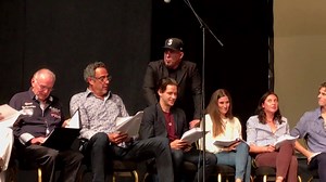 I READ SAM KINISON'S PART for the live read of Back To School at the opening of The Rodney Dangerfield Institute. Check out how amazing Brad Garrett's Rodney Dangerfield impression is! | Craig Gass
