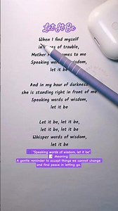 Easy English Karaoke | Let It Be – Sing & Learn English