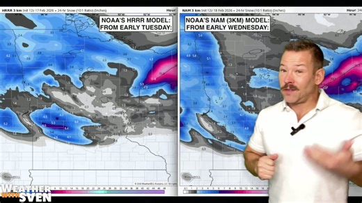 Next system mostly southeast before Minnesota enters quieter pattern