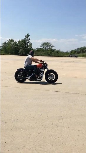 First Time Riding 🏍️ Harley Davidson Sportster Forty Eight 1200