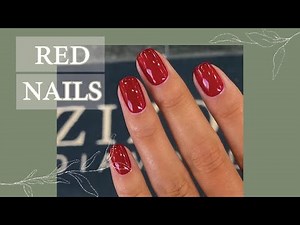 RED NAILS FOR ELEGANT WOMEN