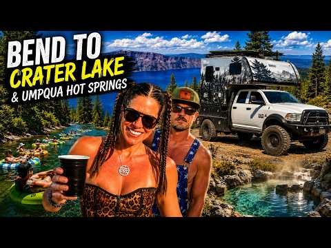 Bend's River Float, Hidden Hot Springs & Crater Lake | Truck Camper Adventure