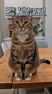Is the pet translator really that amazing? Come and give it a try： (https://pettichat.com/products/pettichat-1?utm_medium=organic&utm_campaign=zhou) #cat #Pettichat #catlover #petparents #catlife