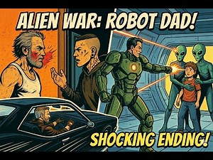 All-Out War Against Aliens! Robotic Father vs. Alien Army (Shocking Ending)