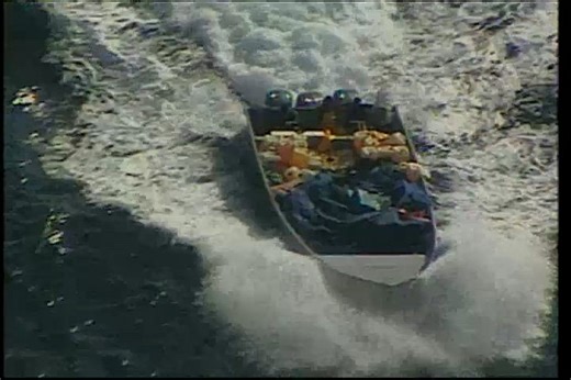Pursuit of suspected go-fast drug vessel in the Eastern Pacific