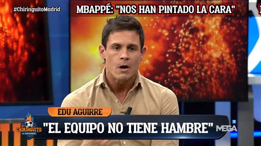 💣 EDU AGUIRRE NO PUEDE MÁS: 🔥 "A lo mejor hay que DEJAR DE CREER EN ESTE VESTUARIO". 😡 "Si no es por Courtois, Asencio y Mbappé, es partido de 7-0". #ChiringuitoMadrid | El Chiringuito TV