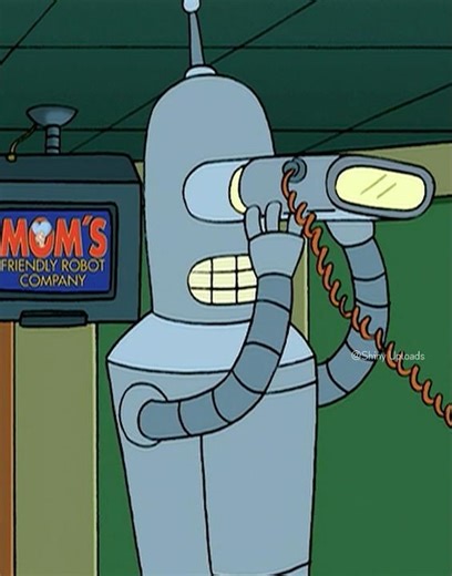 “What Bender Really Sees.” #futurama #animation #funny #cartoon