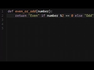 Python - Even or Odd | Codewars 8KYU