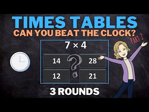Times Tables Challenge: Can You Beat the Clock? Part 2