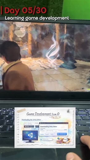 Yahya | Day 05/30 Learning basic game development from zero !! #trend #viral #game #unity #programmer | Instagram