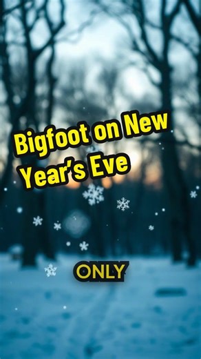 While we count down to midnight, Bigfoot is ringing in the new year deep in the woods—far from fireworks and phones. 👣🎆 #AmericanCryptidFiles #Bigfoot #NewYearsEve #CryptidFun #HorrorTok