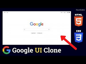 How to Build Google Clone using HTML & CSS - For Complete Beginners