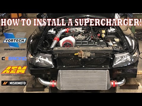 HOW TO INSTALL A VORTECH SUPERCHARGER! (99-04 New Edge Mustang)