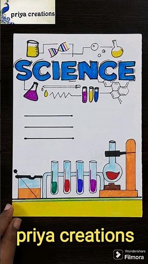 science front page design | science project | project work designs #shorts #science