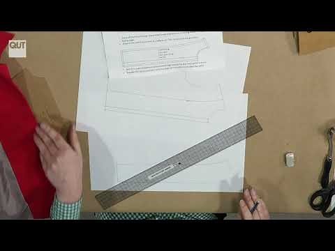 Making a pattern for a front facing & lining of a jacket