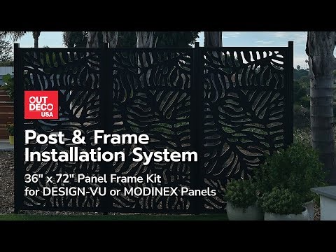 Outdeco USA 36x72 Surface Mount Installation Design Vu Modinex