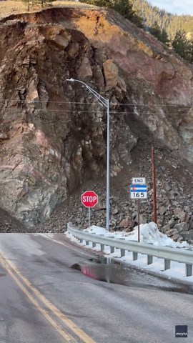 'There's No Mountain Left': Rockslide Prompts Closure of Highways in Colorado