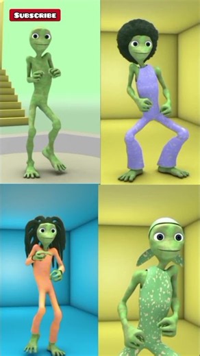 Aliens dance 🕺 DAME TU COSITA Funny Speed Challenge
