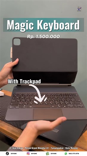 iPhone Second Original Kota Malang | ✨ Magic Keyboard iPad – Keunggulan yang Bikin Kerja Makin Sat-set ✨ ✔ Keyboard original Apple, kualitas premium ✔ Tombol empuk &... | Instagram