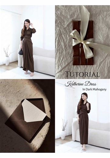 Katherine Dress in Dark Mahogany Tutorial