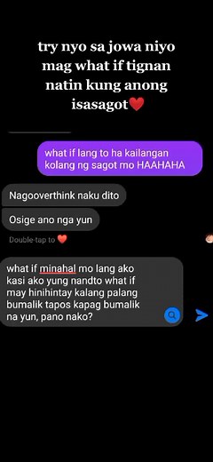 What If Challenge for Boyfriend Ideas and Messages | Tagalog