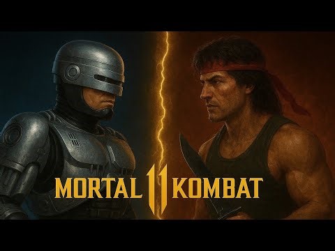 Mortal Kombat 11 Robo Cop VS Rambo