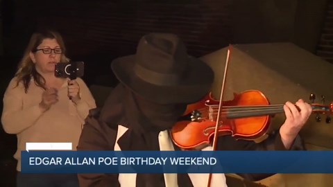 Happy birthday Edgar Allan Poe! Here's a look at your weekend planner.