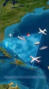 The Bermuda Triangle 😱🧭 #facts #map