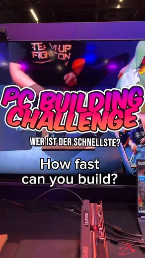 2.3K views · 14 reactions | AORUS PC Build Challenge at #Gamescom2024 How fast can you build? Share your best record with us!   #Gamescom #AORUSINFINITY #GIGABYTE #AORUS #gamingpc #pcbuilding #challenge | AORUS | Facebook