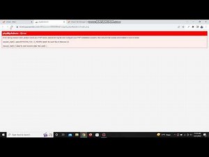 Fix php error in phpmyadmin. error during seesion start session_start(): open(SESSION_FILE, O_RDWR))