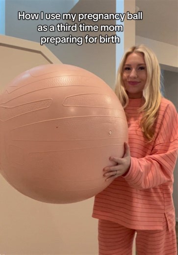 Using a Pregnancy Ball to Position Your Baby for Birth