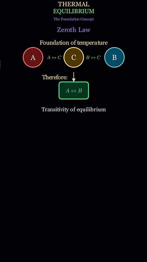 Thermal Equilibrium: what is it? #chemicalengineering #thermodynamics