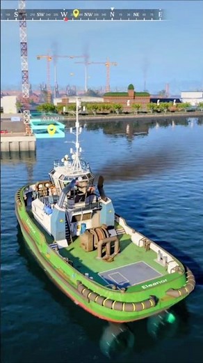 Early Morning docking Tug Boat | Seafarer Ship simulator | #shipsimulator