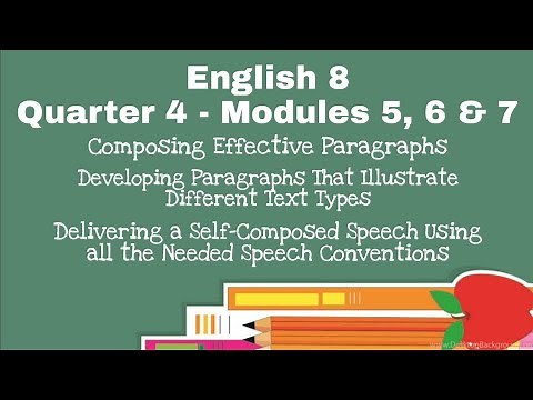 English 8 - Quarter 4 (Modules 5, 6 and 7)