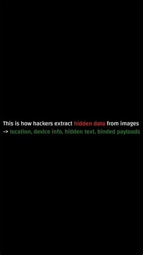 How Hacker's Extract Data from Images