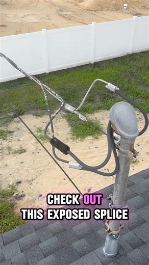 This was before my pointer finger days 😂 #homeinspector #electrical #homeinspection