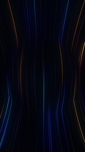 Download Vertical video - trendy cyberpunk background with glowing blue and gold neon light beams moving across the frame. Full HD, looping abstract motion background animation. for free