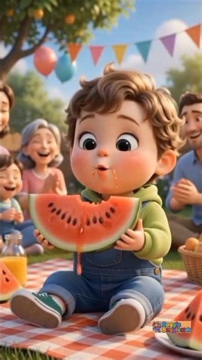 Bunty’s Giant Watermelon Adventure! 🍉☀️✨ #Viral #Trending